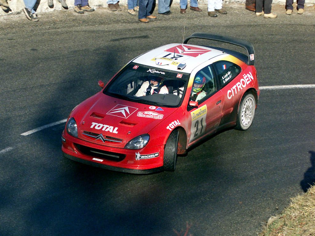 RALLY MONTECARLO 2002 LOEB_ELENA - CITROEN XARA WRC PHOTO4