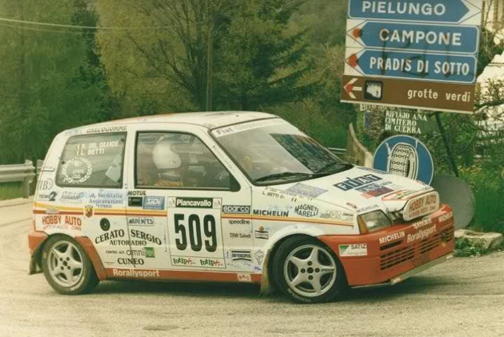 Miniature Vitesse 1:43 Fiat Cinquecento Rally 1997, Andrea Maselli, Elpa Rally