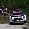 Lancia al via del Grampian Rally con Rossel e Gryazin